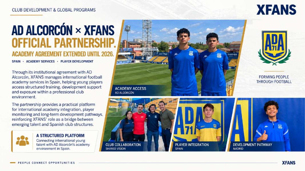 AD Alcorcón × XFANS — Official Partnership