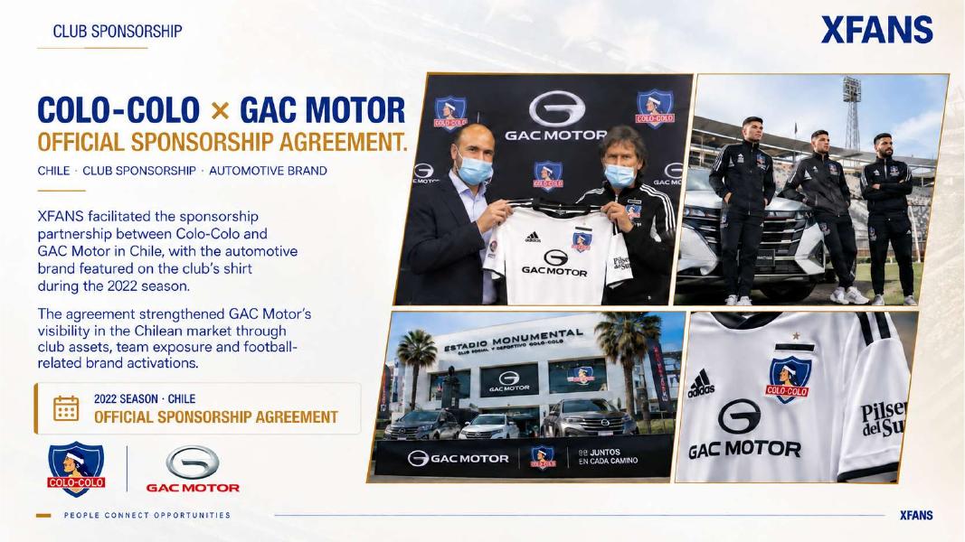 Colo-Colo × GAC Motor — Official Sponsorship Agreement