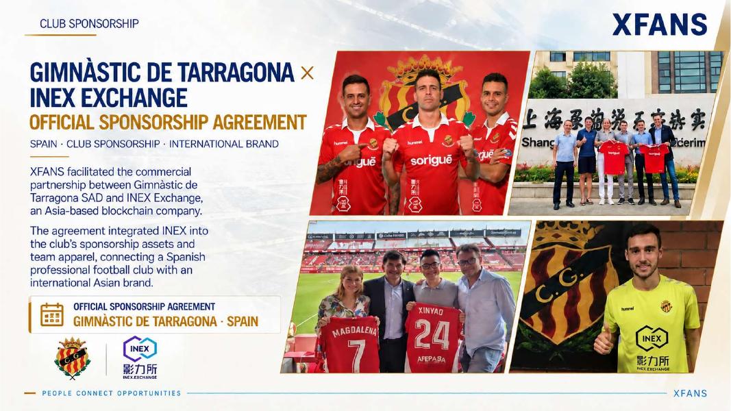 Gimnàstic de Tarragona × Inex Exchange — Official Sponsorship Agreement