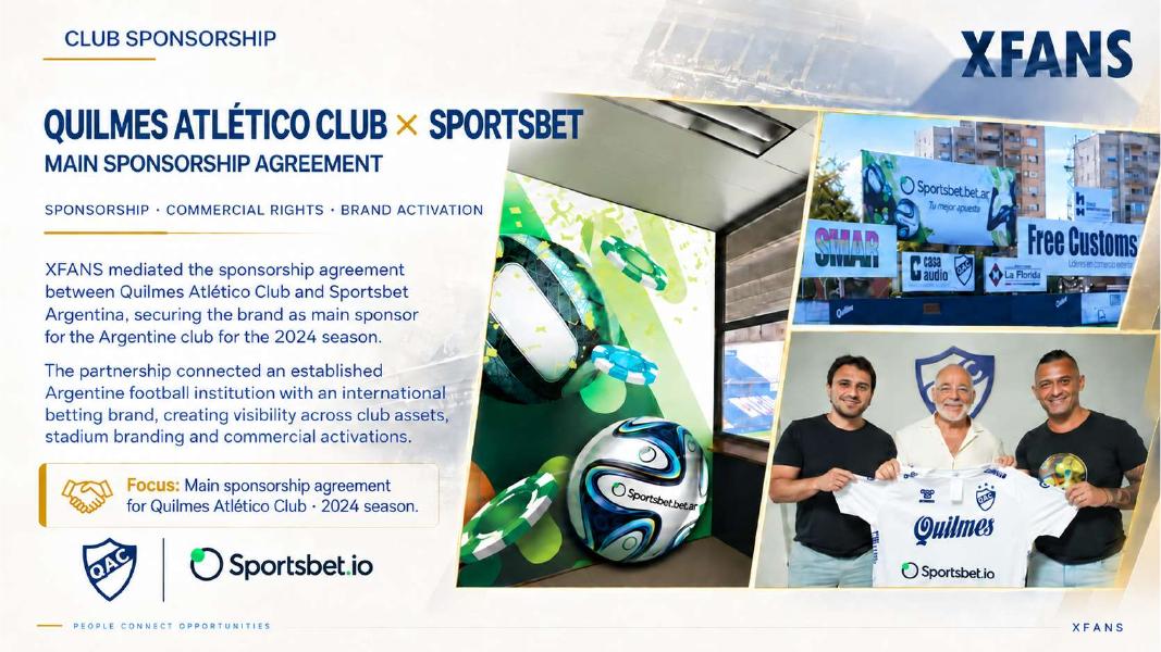 Quilmes Atlético Club × Sportsbet — Main Sponsorship Agreement