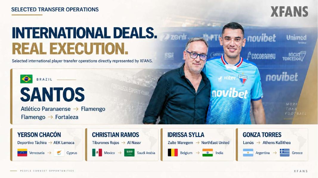 Santos — Selected Transfer Operations